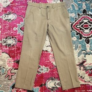 Haggar Classic Khaki Straight-Leg Chinos 34x30